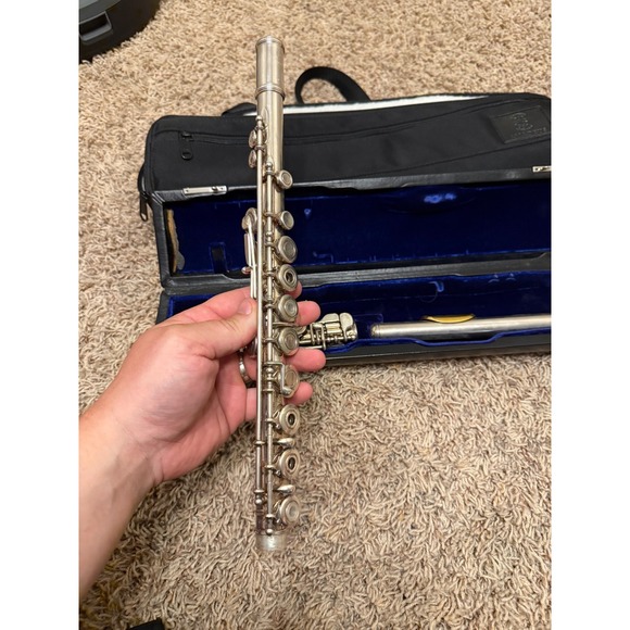 Armstrong Model 80 Sterling Silver Flute Open Hole B Foot Elkhart USA - Picture 10 of 15